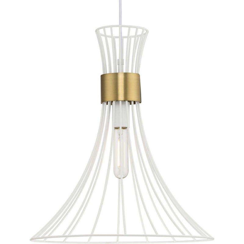 Lorin One Light Pendant in Satin White