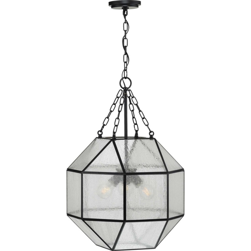 Mauldin Three Light Pendant in Matte Black
