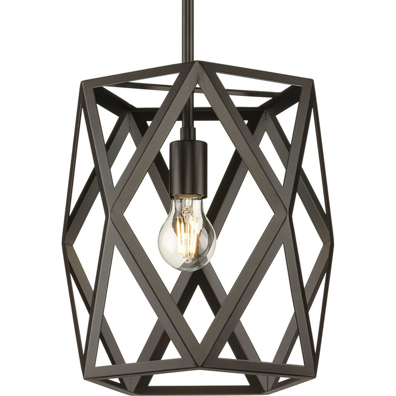 Saucedo One Light Pendant in Architectural Bronze