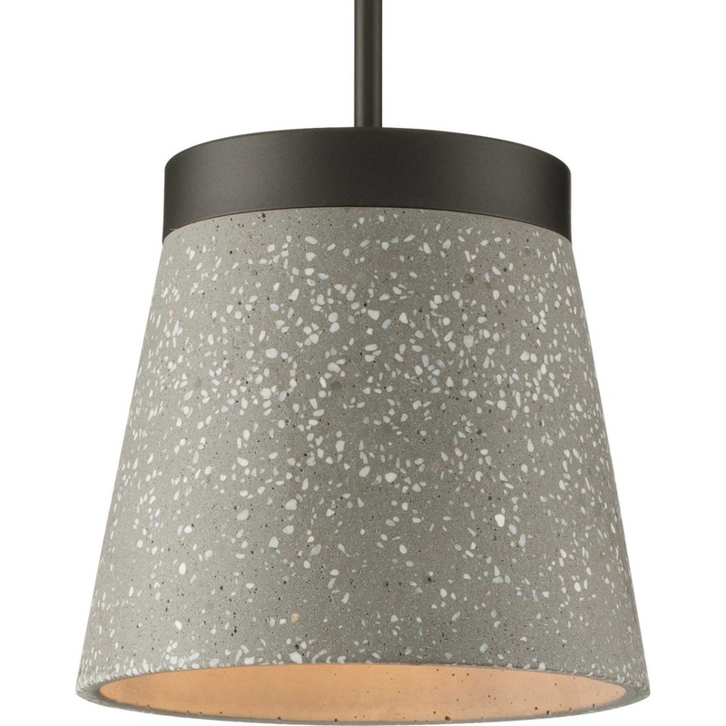 Terrazzo One Light Pendant in Graphite