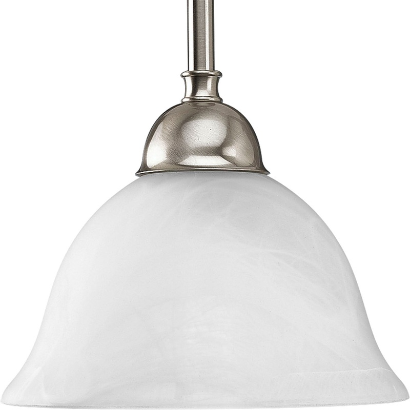 Avalon One Light Pendant in Brushed Nickel