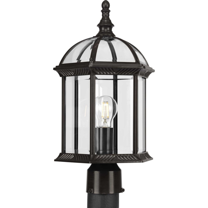 Dillard One Light Outdoor Post Mount in Antique Bronze