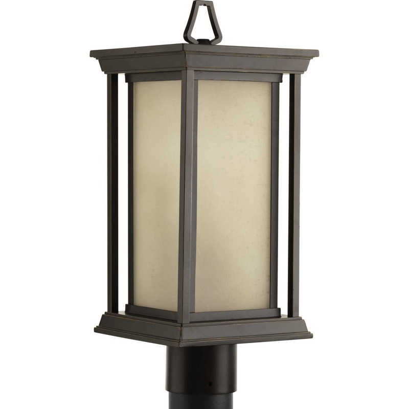 Endicott One Light Post Lantern in Antique Bronze