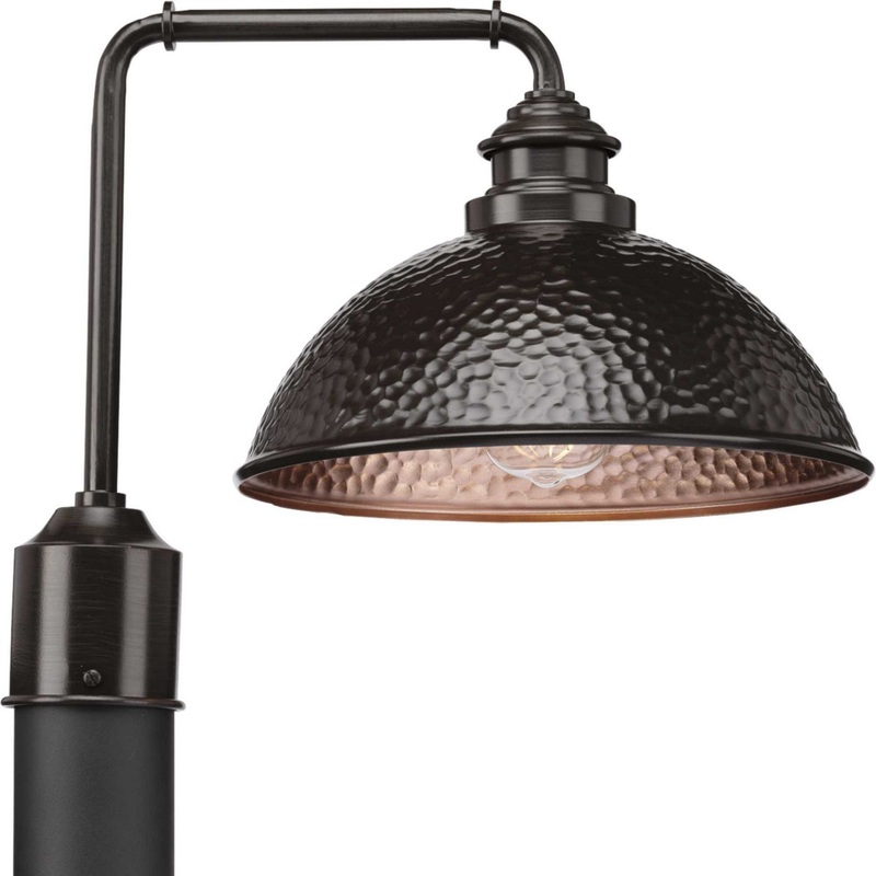 Englewood One Light Post Lantern in Antique Bronze