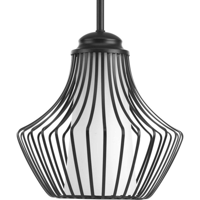 Finn One Light Pendant in Black