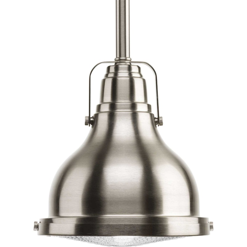 Fresnel Pendant Led LED Pendant in Brushed Nickel