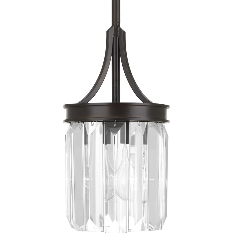 Glimmer One Light Mini Pendant in Antique Bronze