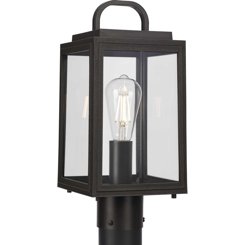 Grandbury One Light Outdoor Post Mount in Antique Bronze