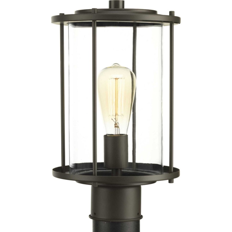 Gunther One Light Post Lantern in Antique Bronze