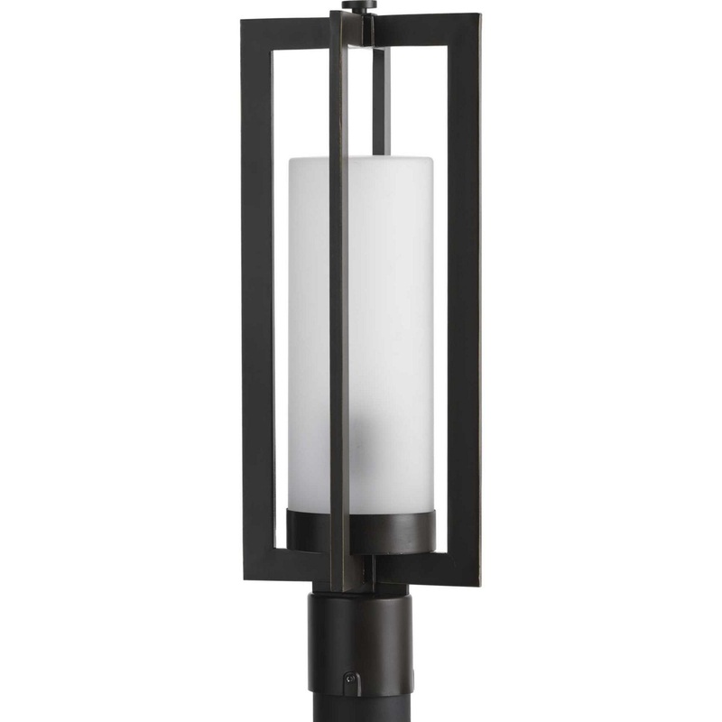 Janssen One Light Post Lantern in Oil Rubbed Bronze