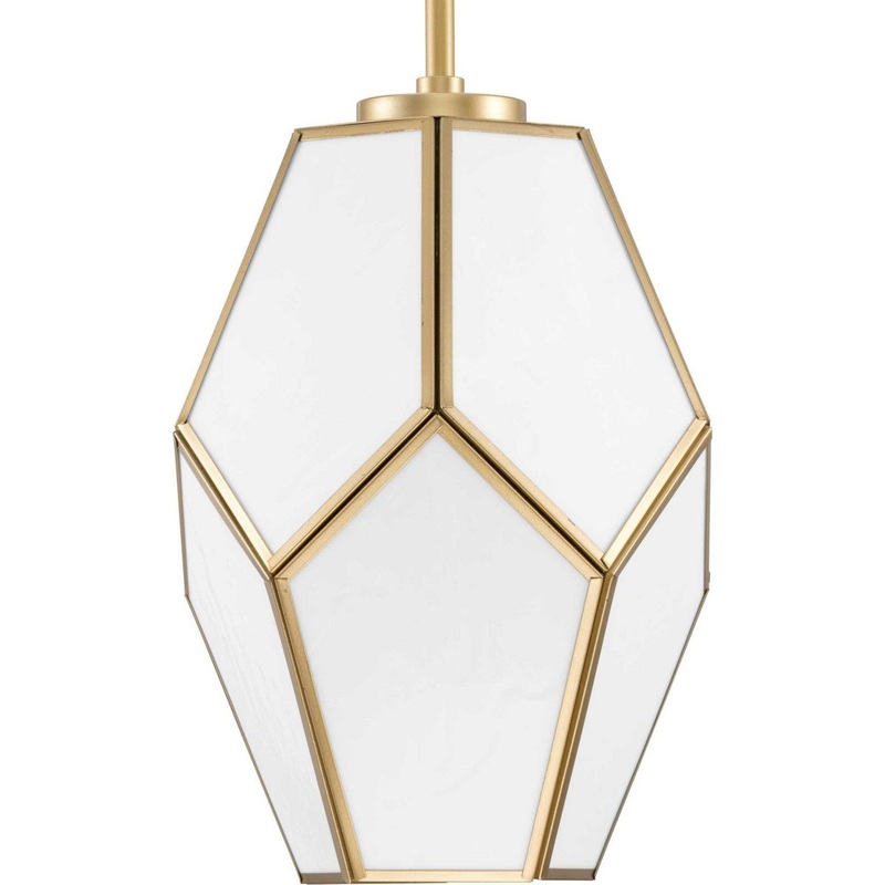 Latham One Light Pendant in Vintage Gold