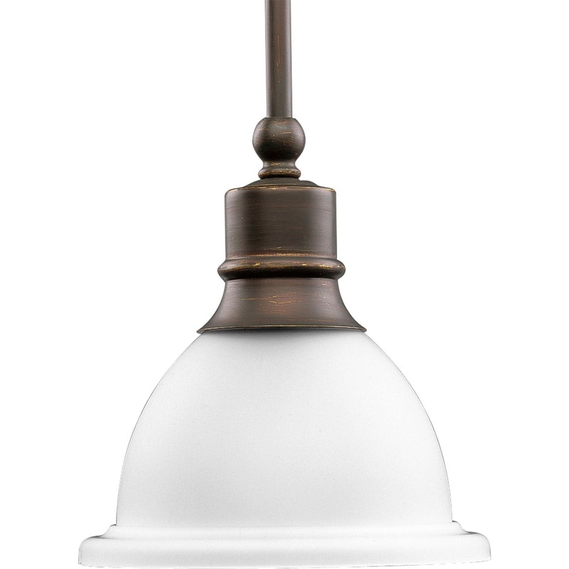 Madison One Light Pendant in Antique Bronze