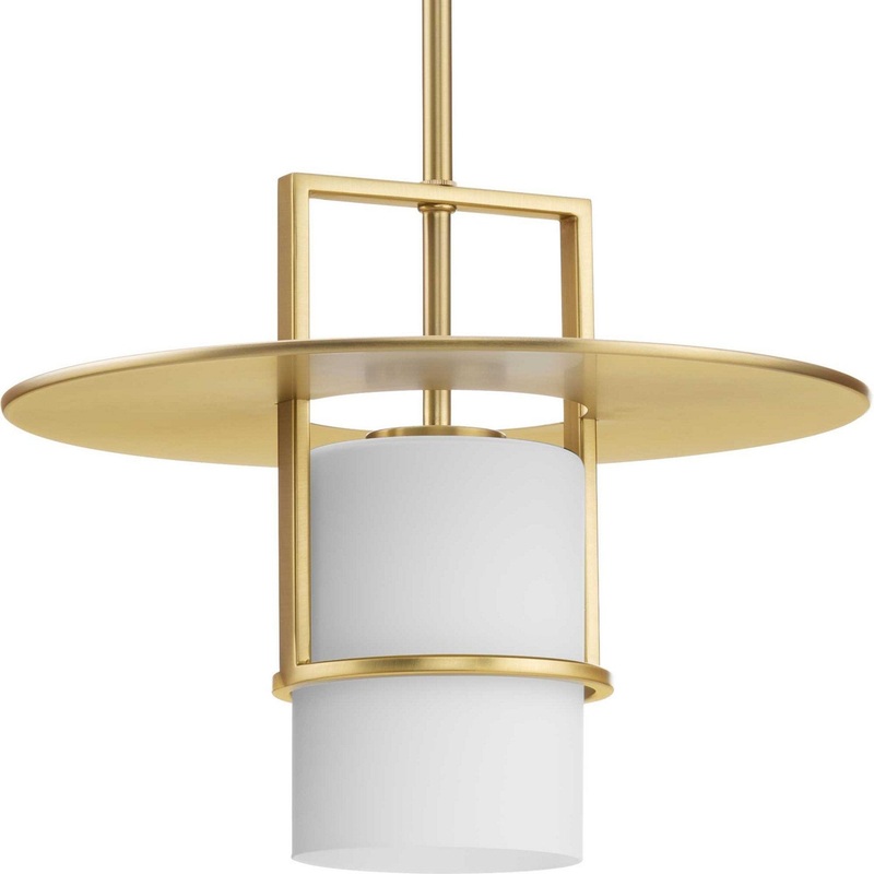 Mystic One Light Pendant in Brushed Bronze