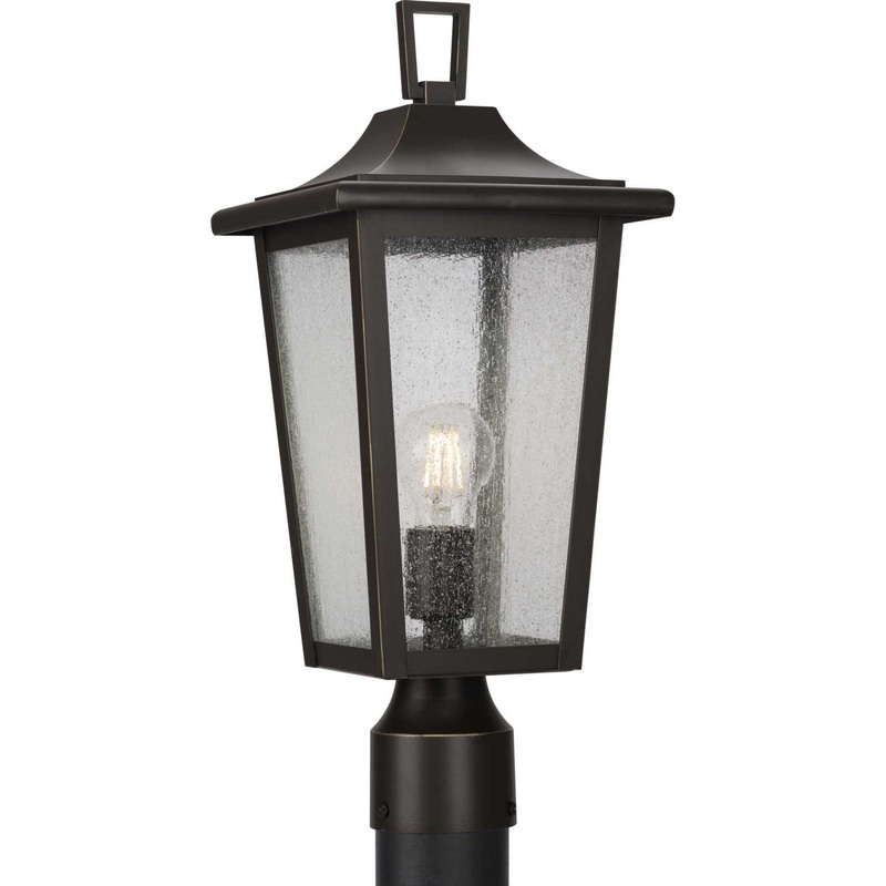 Padgett One Light Outdoor Post Mount in Antique Bronze