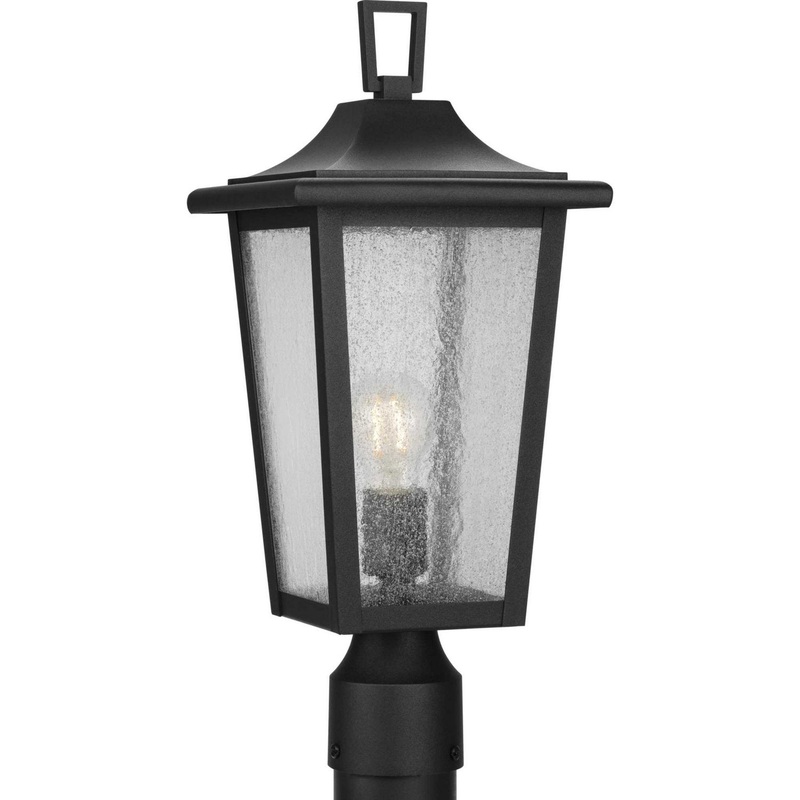 Padgett One Light Outdoor Post Mount in Black