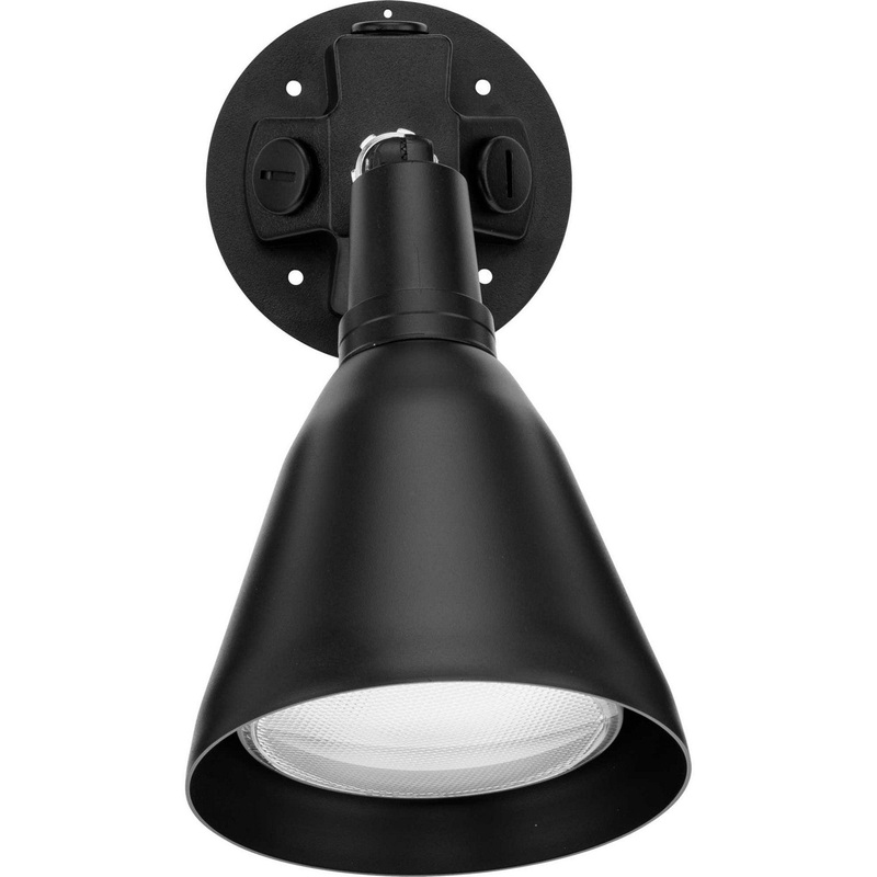 Par Lampholder One Light Wall Lantern in Black