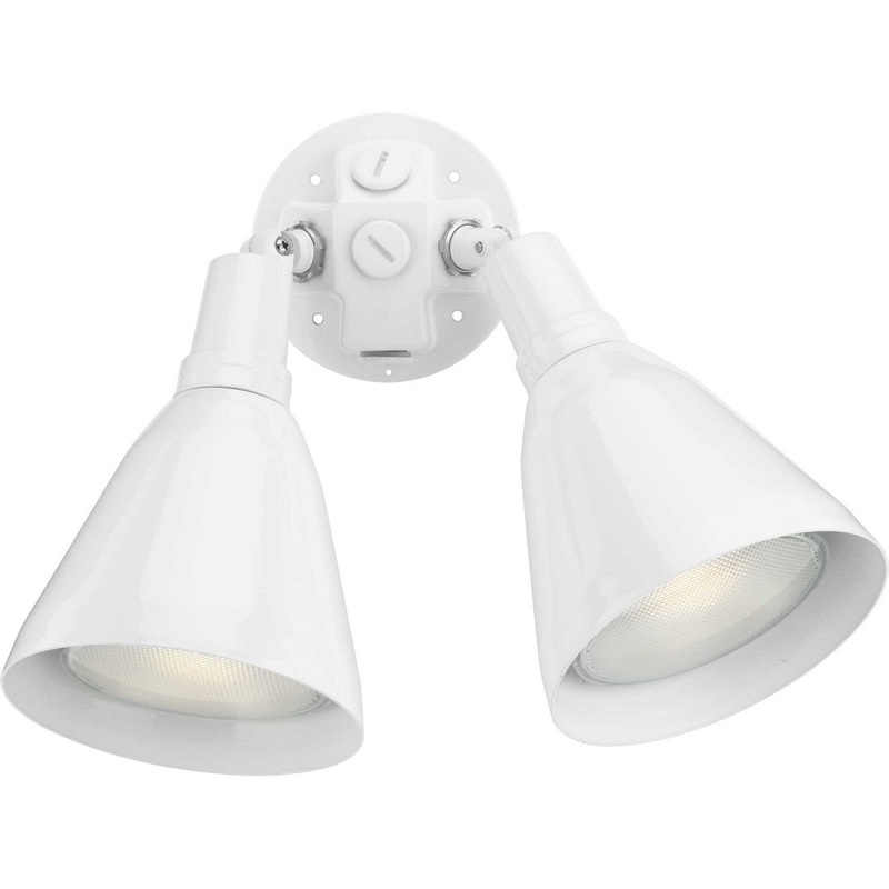 Par Lampholder Two Light Wall Lantern in White