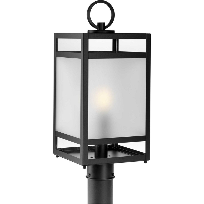 Parrish One Light Outdoor Post Lantern in Matte Black
