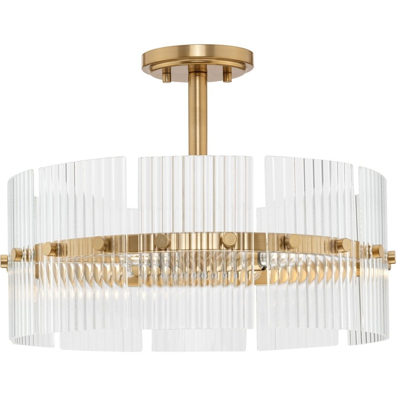 Seville Four Light Pendant in Soft Gold