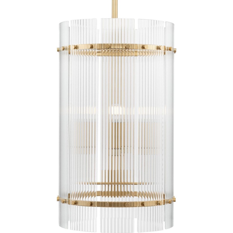 Seville Six Light Foyer Pendant in Soft Gold