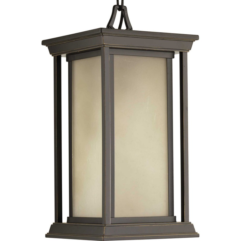 Endicott One Light Hanging Lantern in Antique Bronze