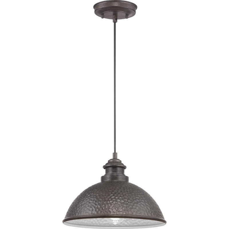 Englewood One Light Hanging Lantern in Antique Pewter
