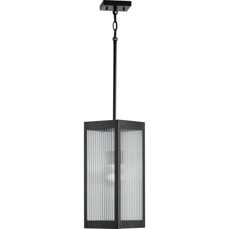 Felton One Light Hanging Lantern in Black