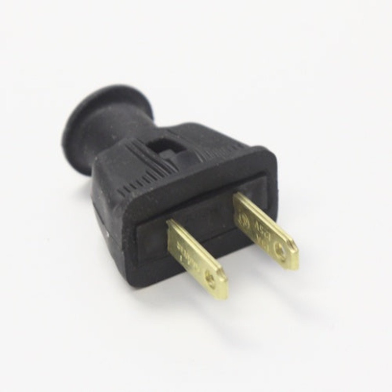 Heavy Duty Rubber Plugs Male - Black Or White - Pack Of 1 Or 10 Plug(S)
