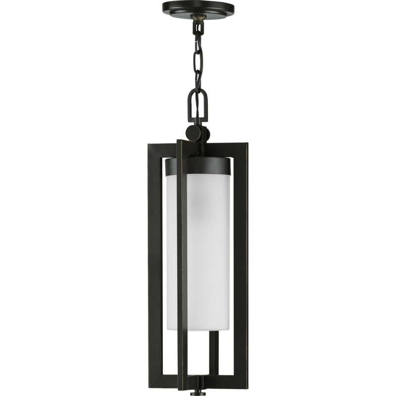 Janssen One Light Hanging Lantern in Oil Rubbed Bronze