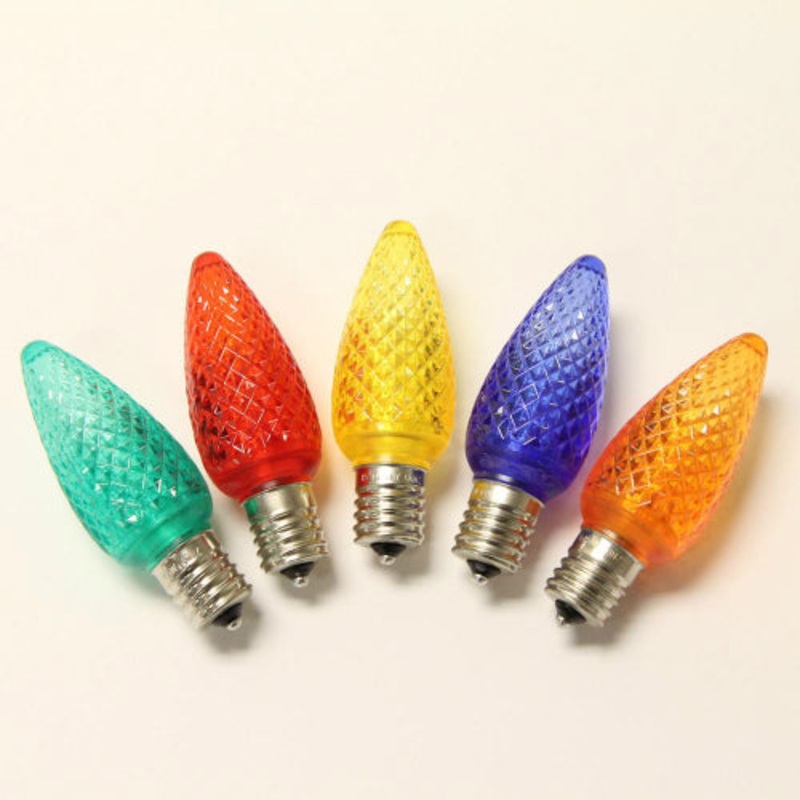 Led C9 Bulb E17 Intermediate Base  130V 58W Ul 3 Smd Leds