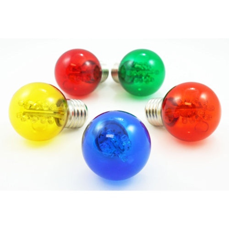 Led S14/G50 Bulbs 07W (Glass) Medium Base (E27) 16 Leds Commercial