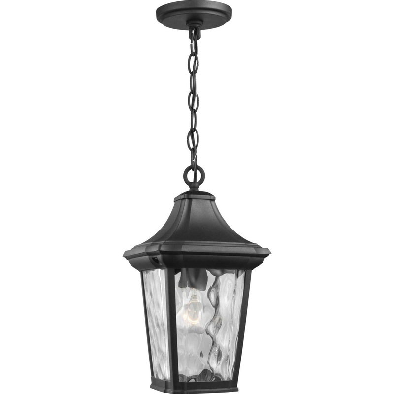 Marquette One Light Hanging Lantern in Black