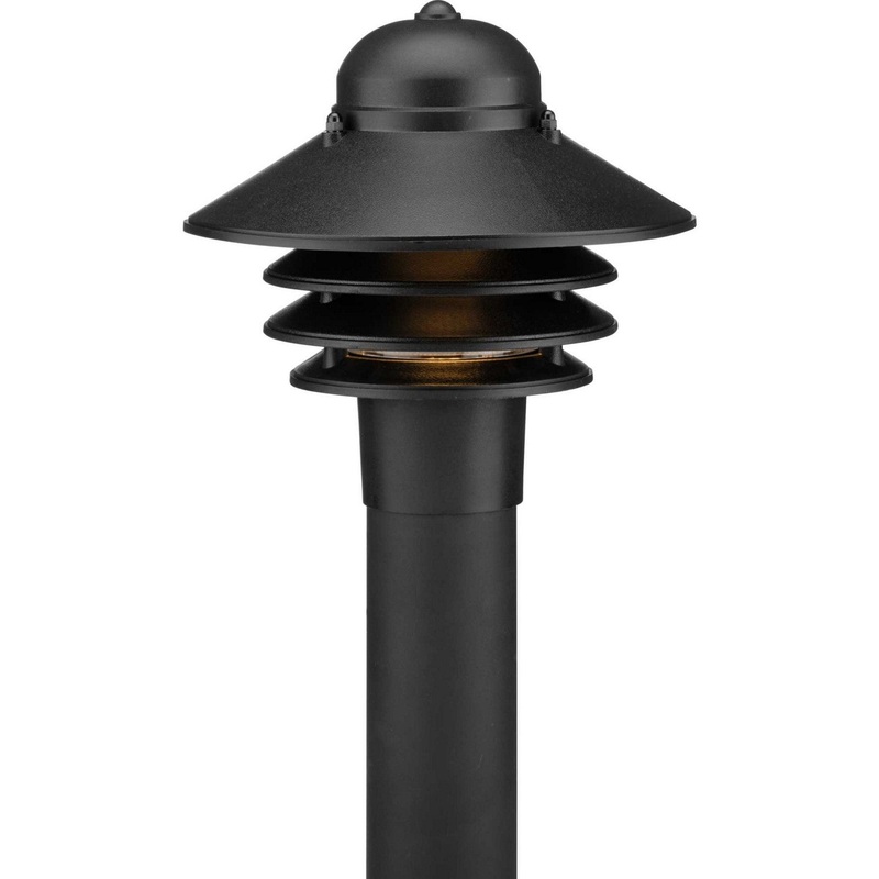 Newport One Light Post Lantern in Black