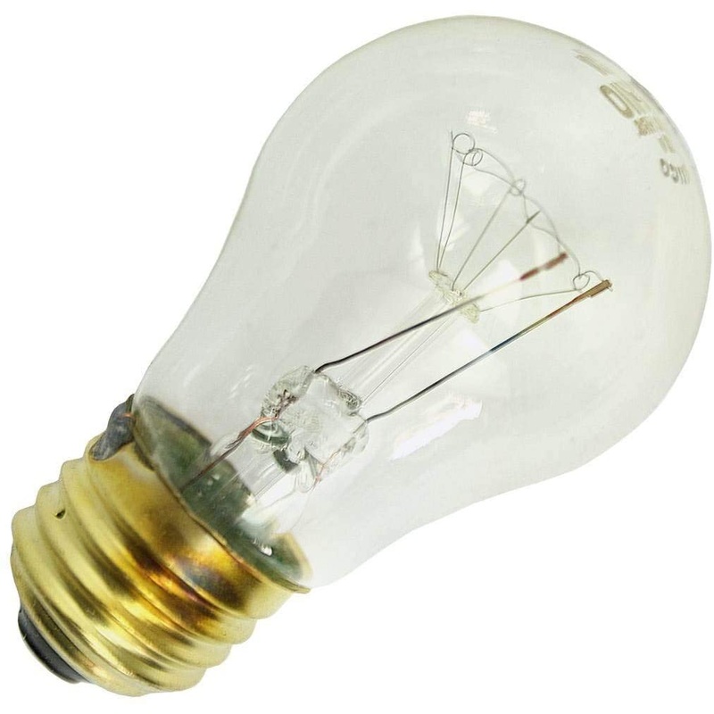 Ushio 1003214 - 15 Watt Light Bulb - A15 - Clear - Appliance - 20,000 Life Hours - 175 Lumens - 120 Volt (120 Pack)