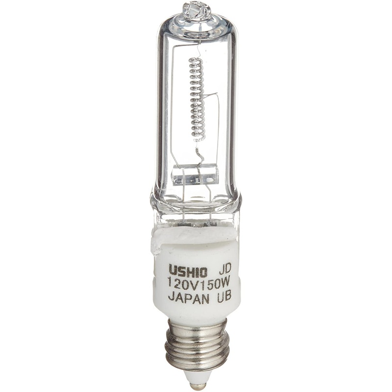 Ushio BC2314 1003093 - JD120V-150W/E11 Screw Base Single Ended Halogen Light Bulb (10 Pack)