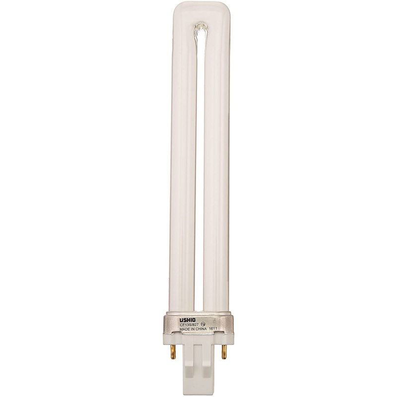 Ushio BC2413 3000054 - CF13S/827 Single Tube 2 Pin Base Compact Fluorescent Light Bulb (50 Pack)