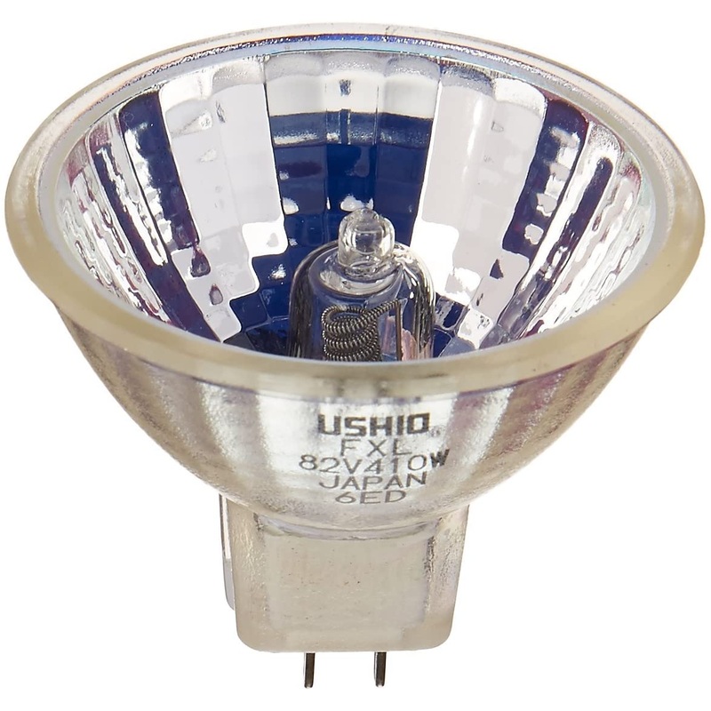 Ushio BC2545 1000636 - FXL - Stage & Studio - MR16 - Overhead Projector - 410W Light Bulbs - 82V - GY5.3 Base - 3300K (10 Pack)