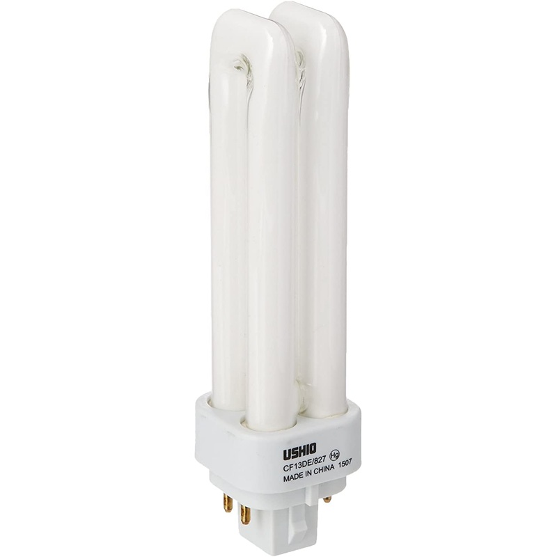 Ushio BC3069 3000159 - CF13DE/827-13W - 4 Pin G24q-1 Base - 2700K - CFL (50 Pack)