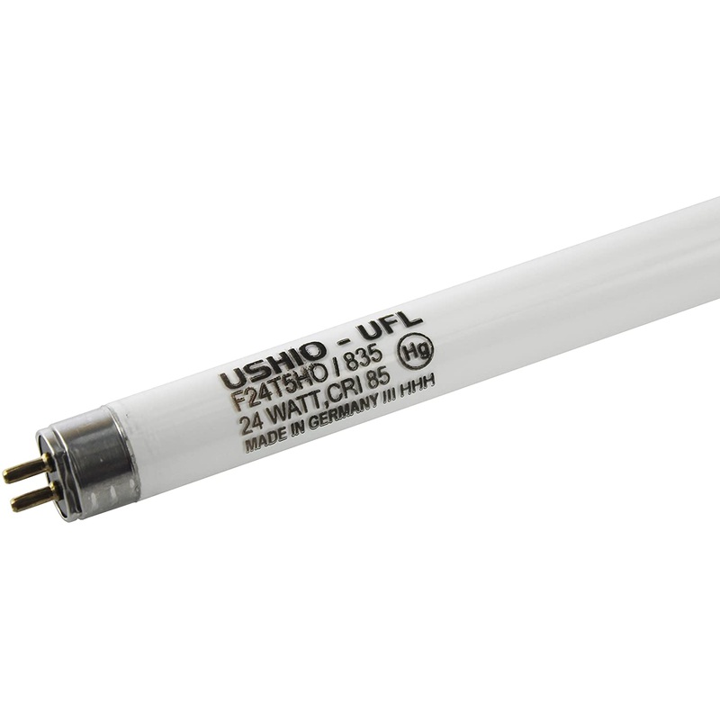 Ushio BC3184 3000461 - F24T5HO/835-24W - T5 High Output - 2000 Lumens - 3500K - 800 Series Phosphors (25 Pack)