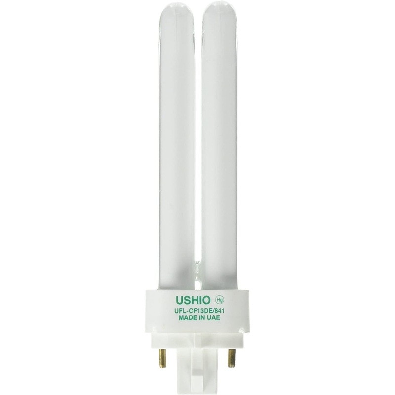 Ushio BC3281 3000160 - CF13DE/841 Double Tube 4 Pin Base Compact Fluorescent Light Bulb (50 Pack)