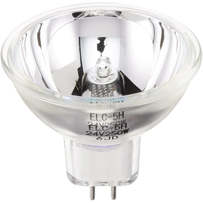 Ushio BC6360 1003264 - ELC-5 - Stage & Studio - MR16-16mm/Printer - 250W Light Bulbs - 24V - GX5.3 Base - 3400K (10 Pack)