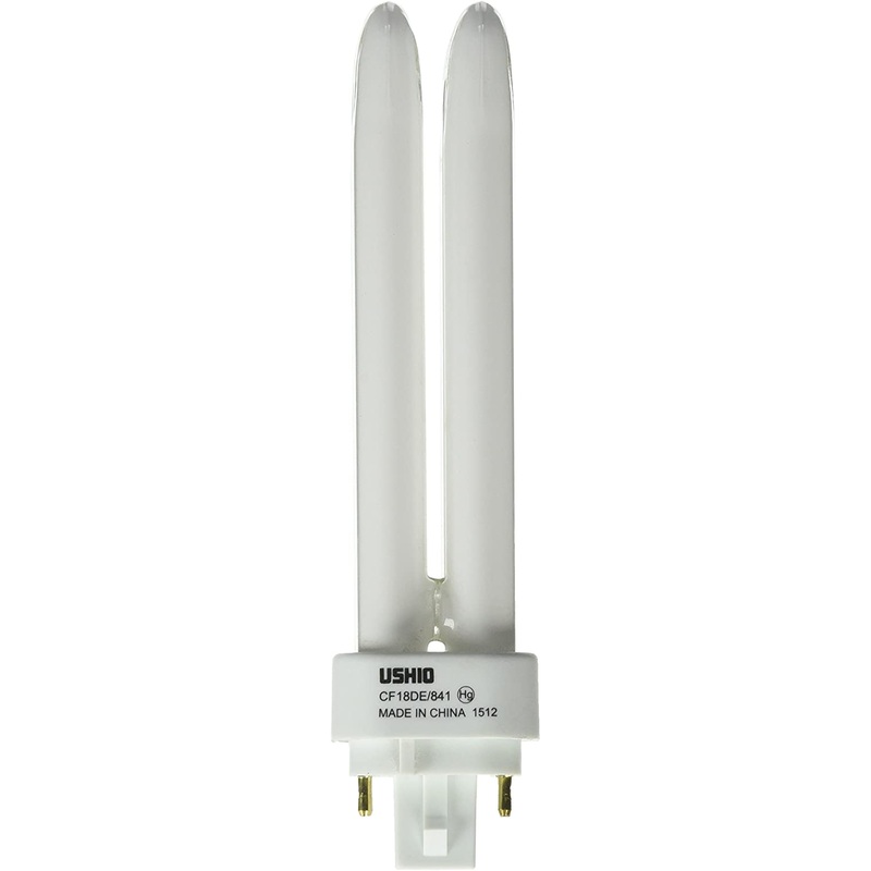 Ushio BC8853 3000136 - CF18DE/841-18W - 4 Pin G24q-2 Base - 4100K - CFL Bulb (50 Pack)