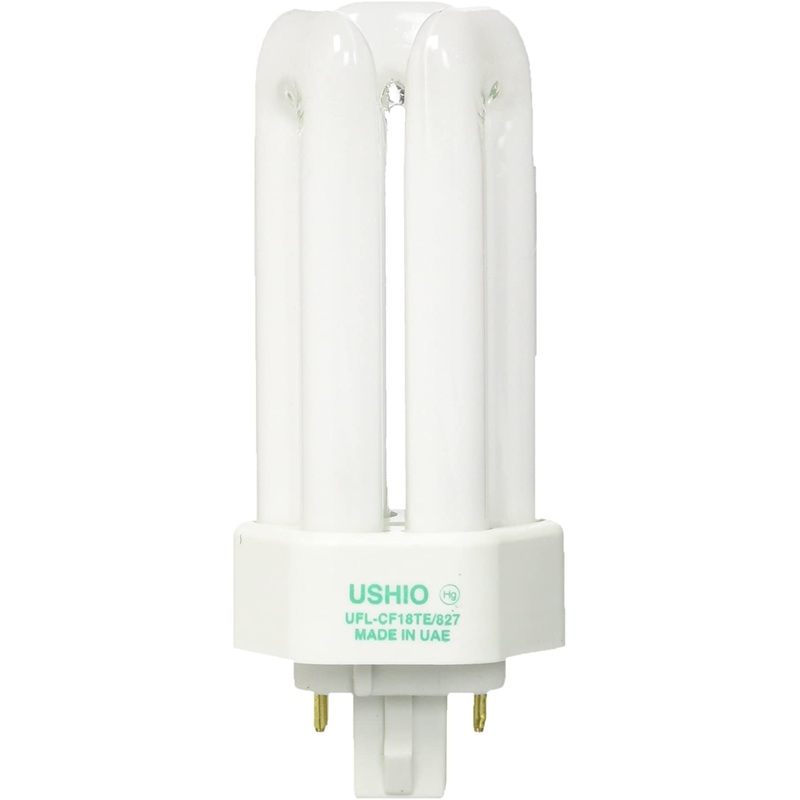Ushio BC8873 3000213 - CF18TE/835 Triple Tube 4 Pin Base Compact Fluorescent Light Bulb (50 Pack)
