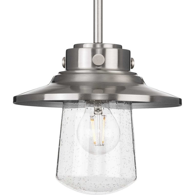 Tremont One Light Hanging Lantern in Stainless Steel