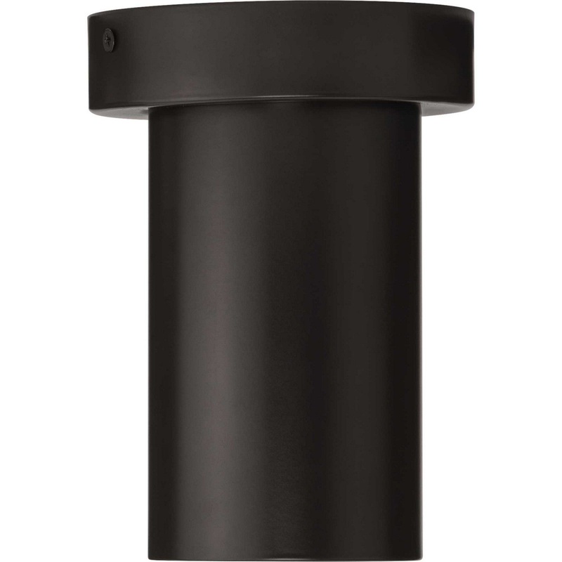 3In Cylinders One Light Adjustable Ceiling Mount in Antique Bronze