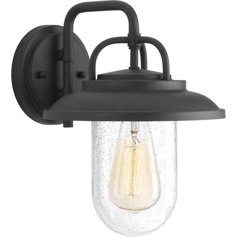 Beaufort One Light Wall Lantern in Black