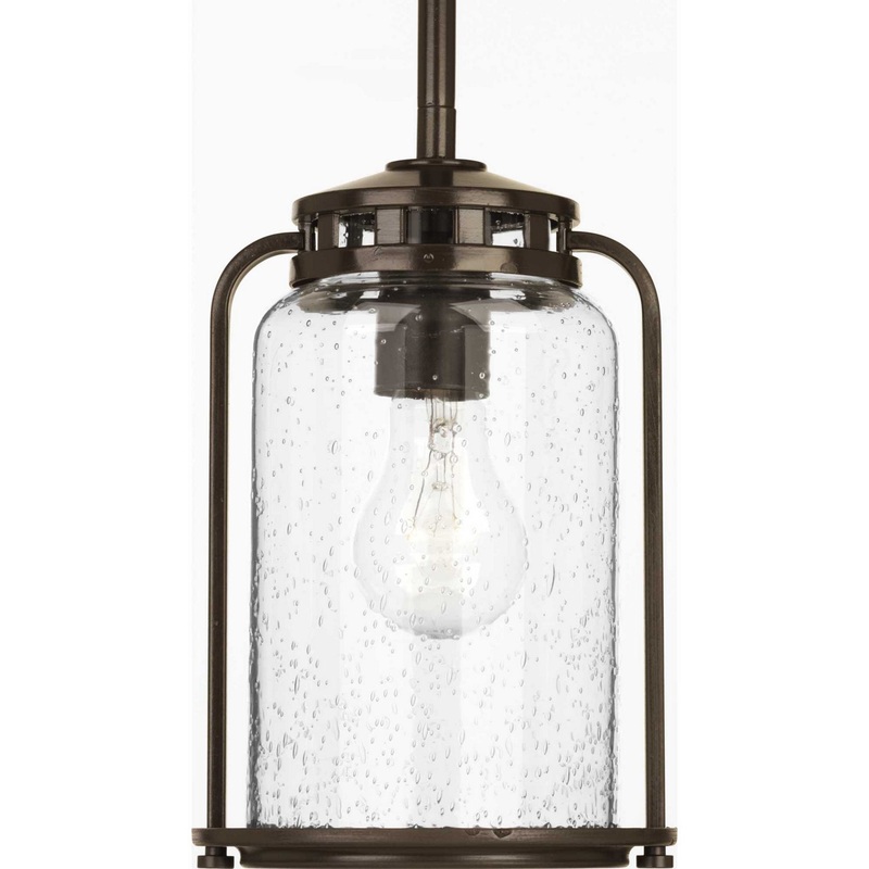 Botta One Light Hanging Lantern in Antique Bronze
