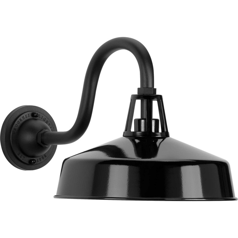 Cedar Springs One Light Wall Lantern in Black