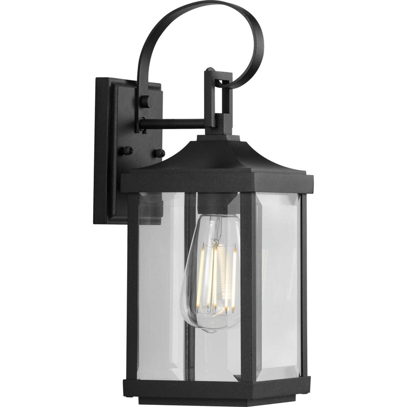 Gibbes Street One Light Wall Lantern in Black