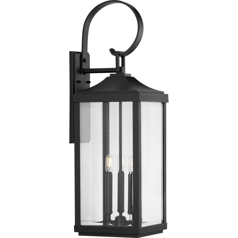 Gibbes Street Three Light Wall Lantern in Black